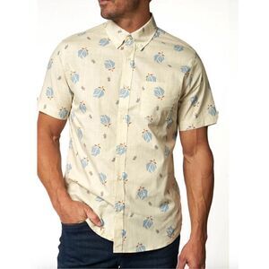 Ben Sherman NWT Digi Floral Print Short Sleeve Woven sz S